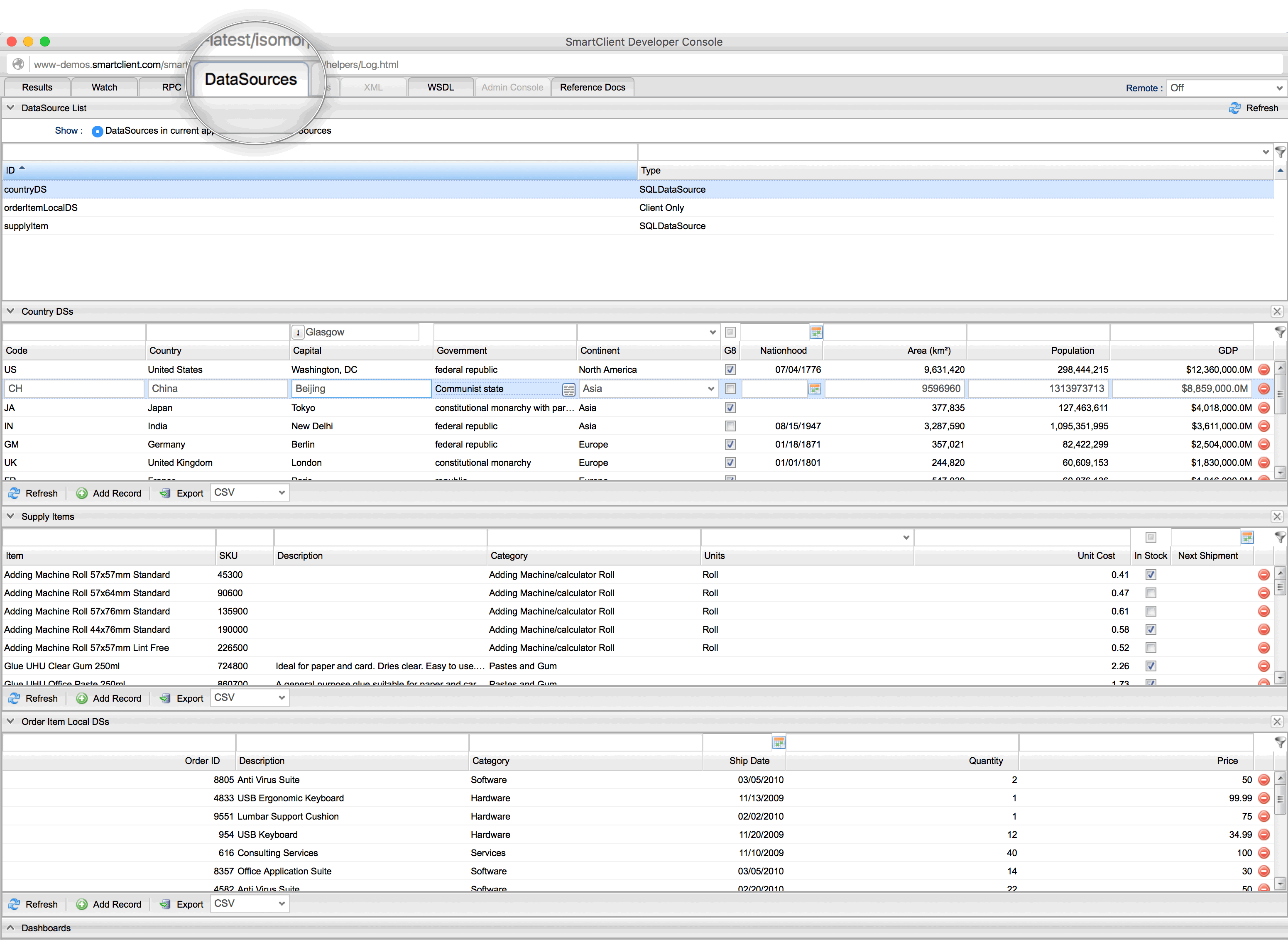 DataSources Rel 11 - V2